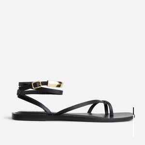 The Vira bangle ankle-wrap sandal